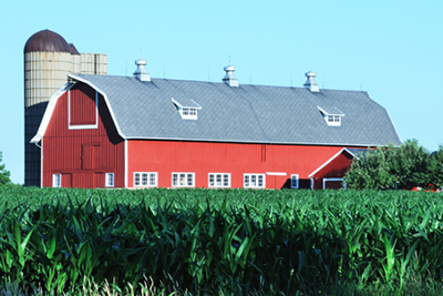 red barn